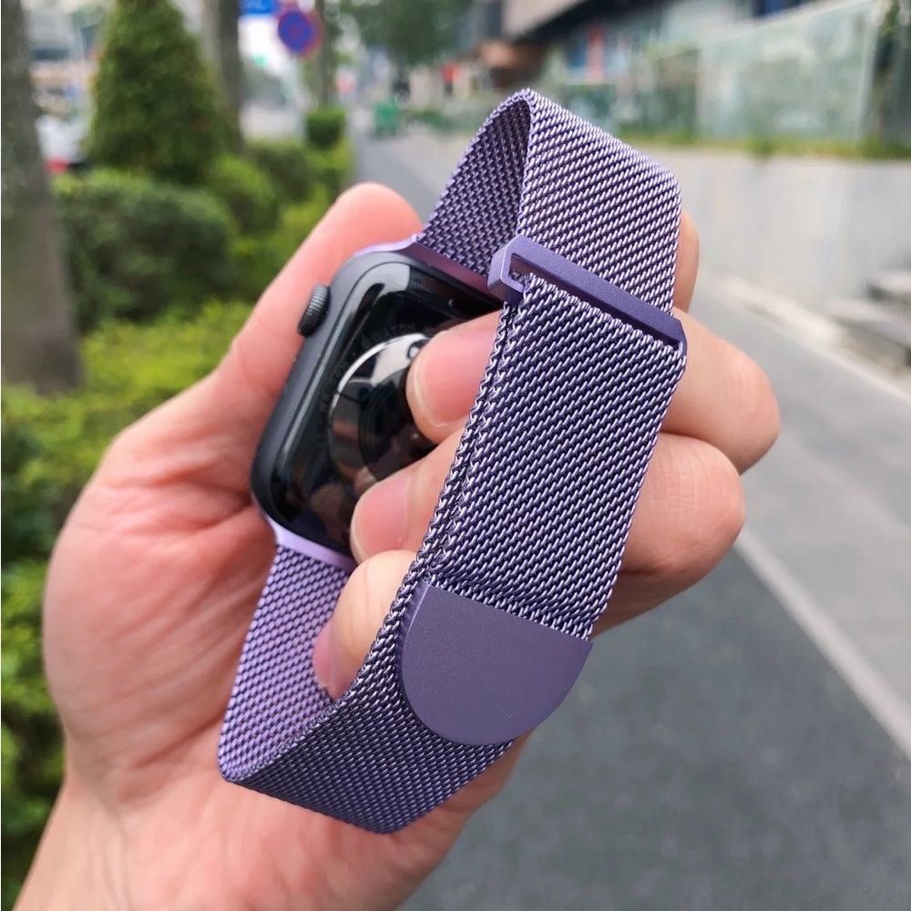 NEW BAND Lavender Milanese Stainless For Apple Watch - Picture 3 of 10
